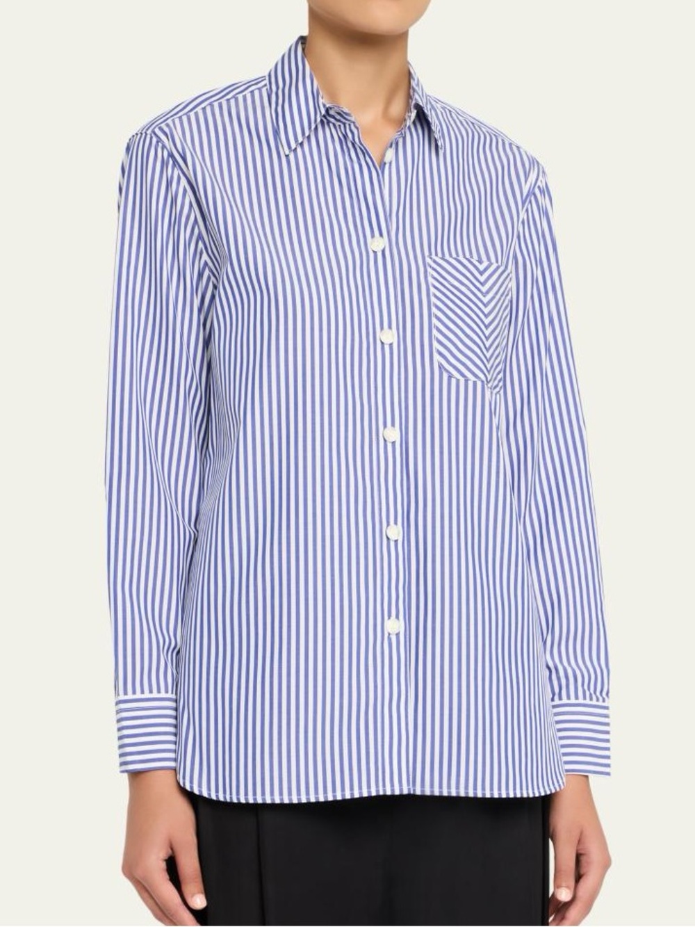 RAG & BONE Maxine Poplin Stripe Shirt